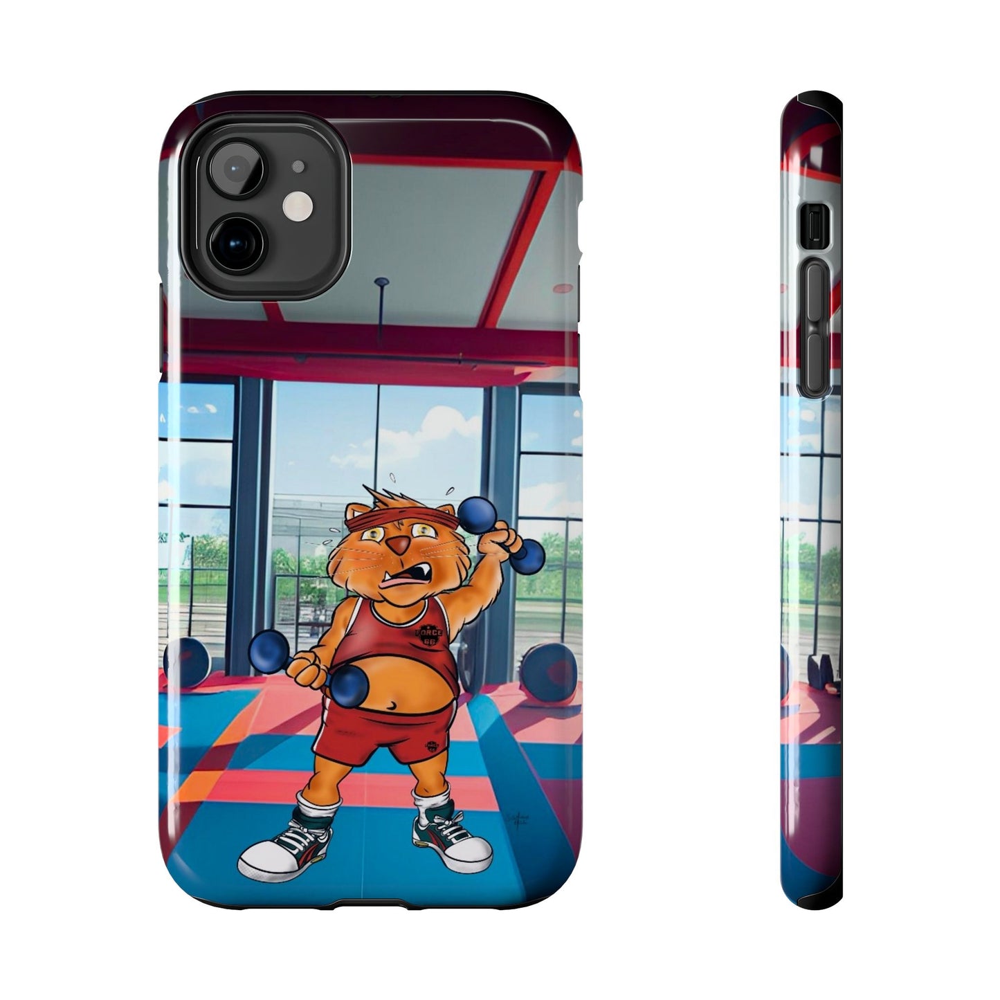 Force66.  Cat gym -IPhone case