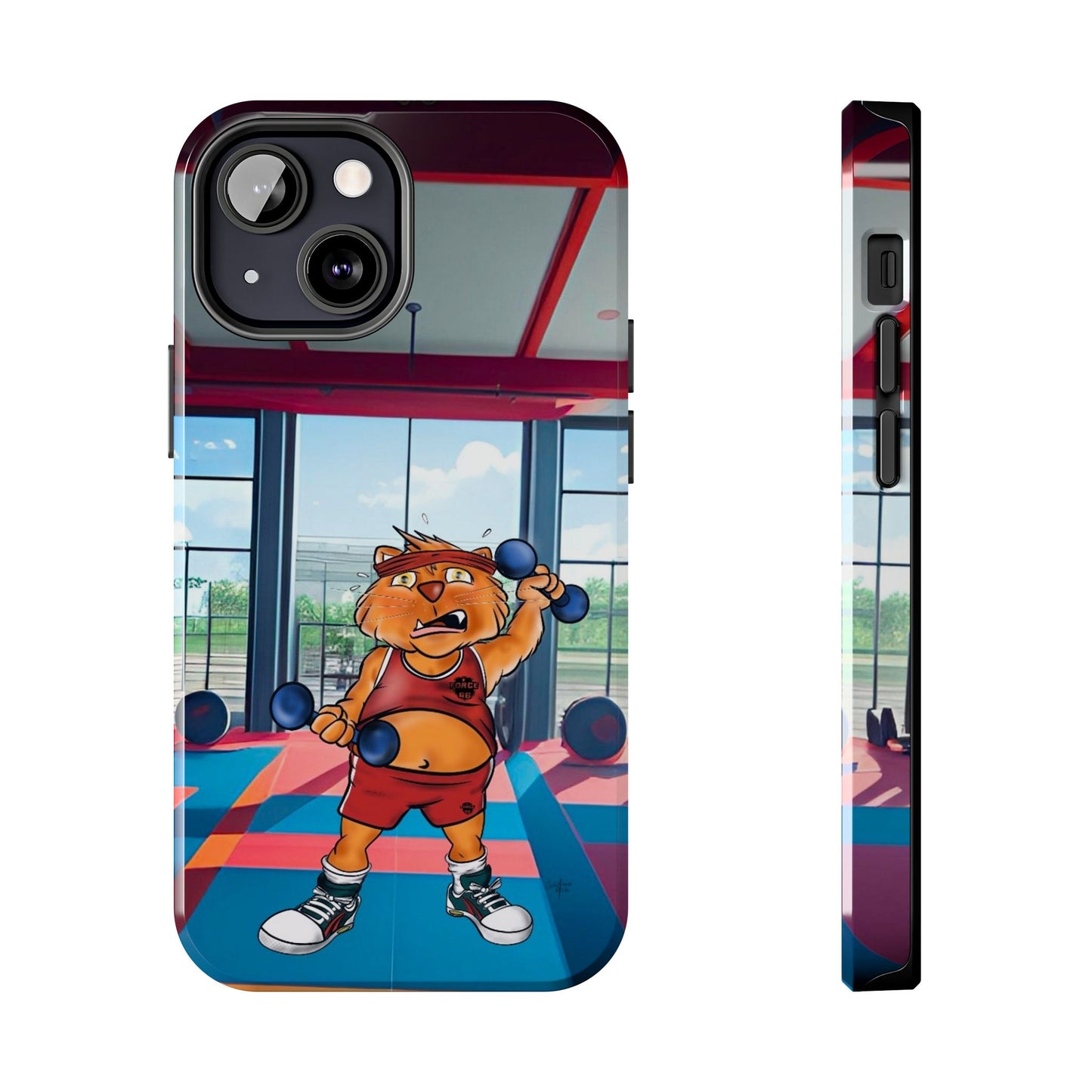 Force66.  Cat gym -IPhone case