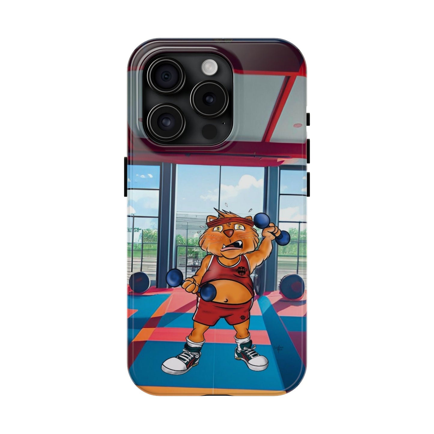 Force66.  Cat gym -IPhone case