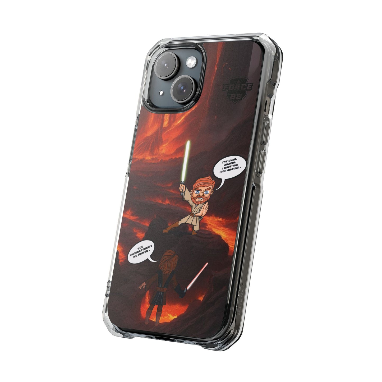 Force66. DUEL Magnetic Clear Impact Cases.  IPHONE