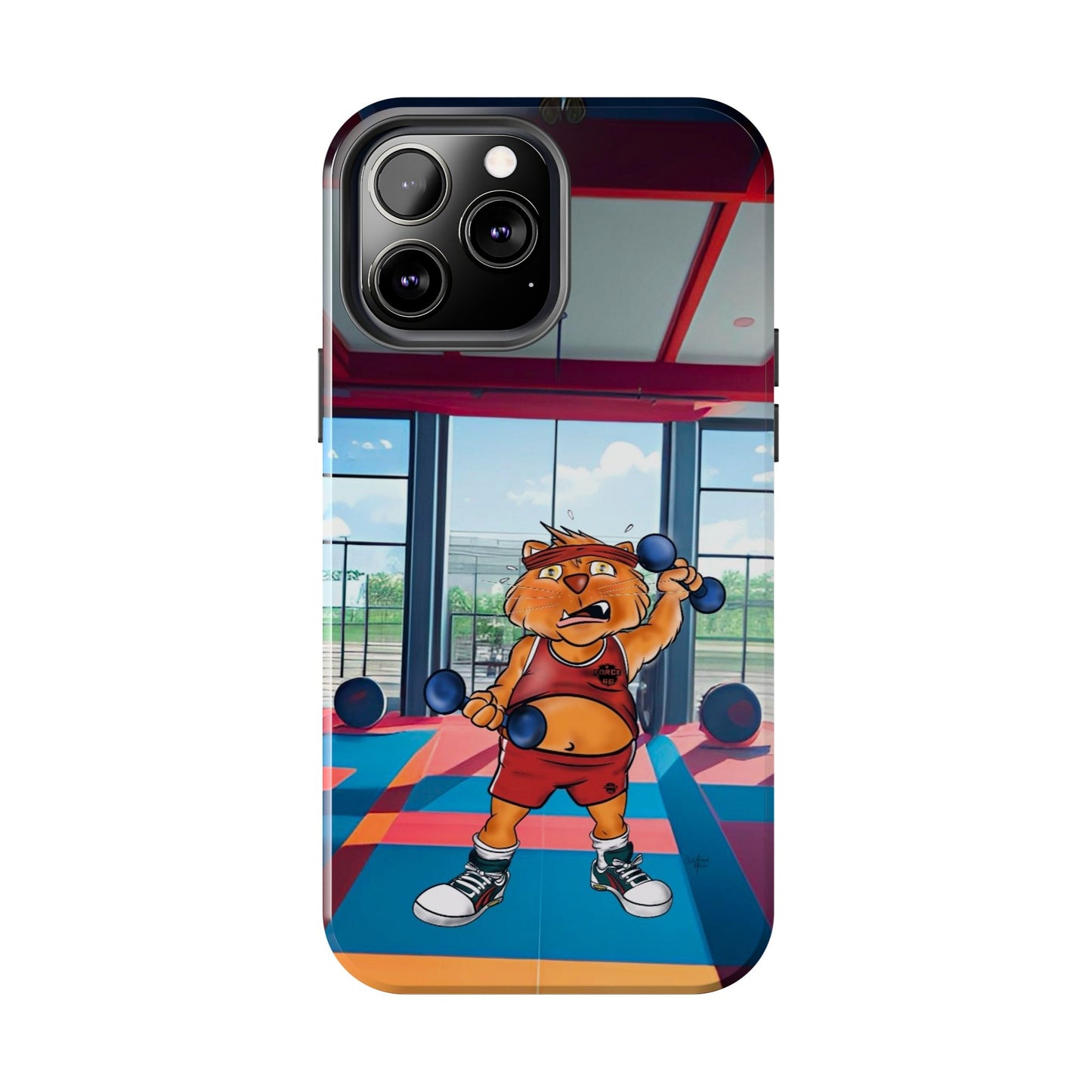 Force66.  Cat gym -IPhone case