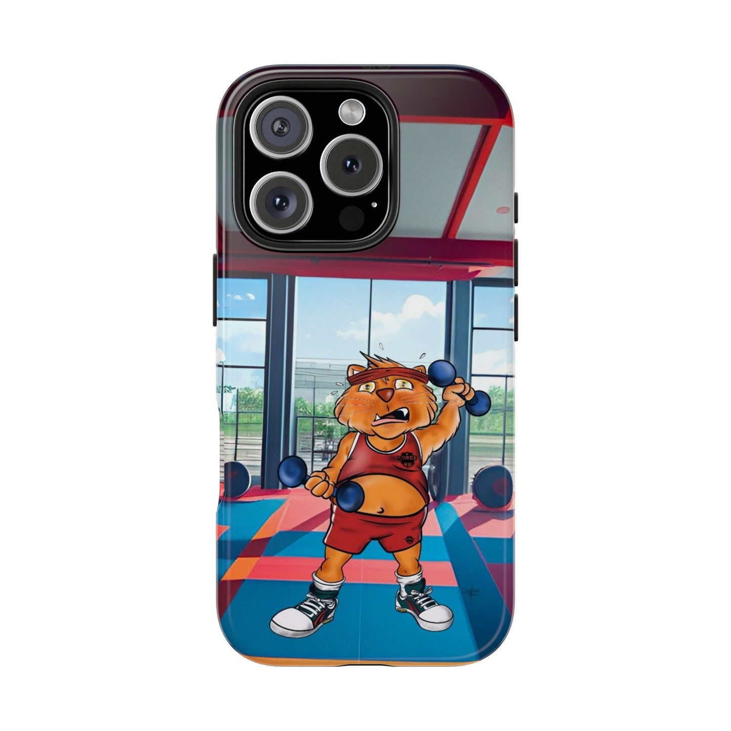 Force66.  Cat gym -IPhone case