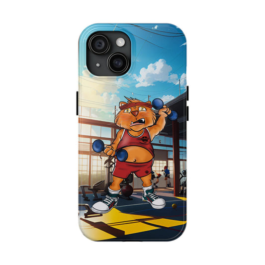 Force 66  Cat gym Phone  case iPhone 15