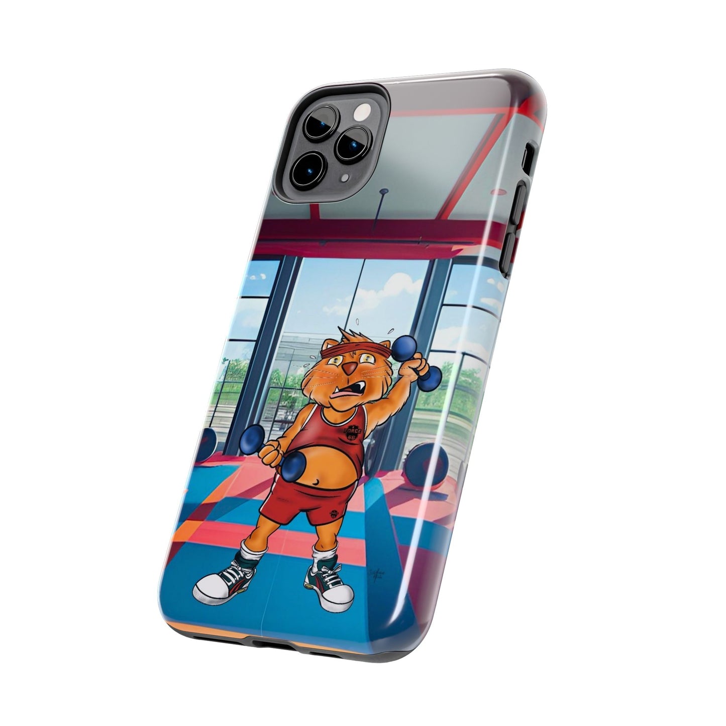 Force66.  Cat gym -IPhone case