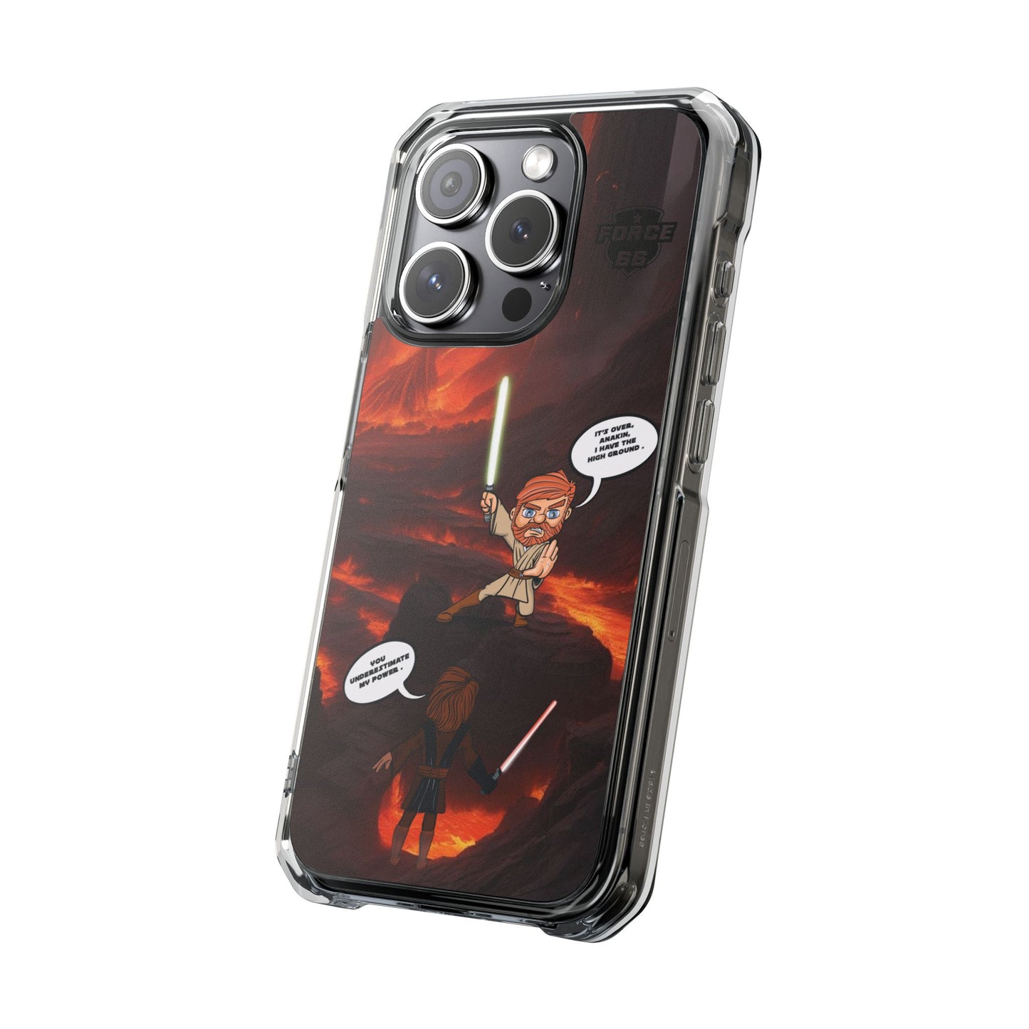 Force66. DUEL Magnetic Clear Impact Cases.  IPHONE