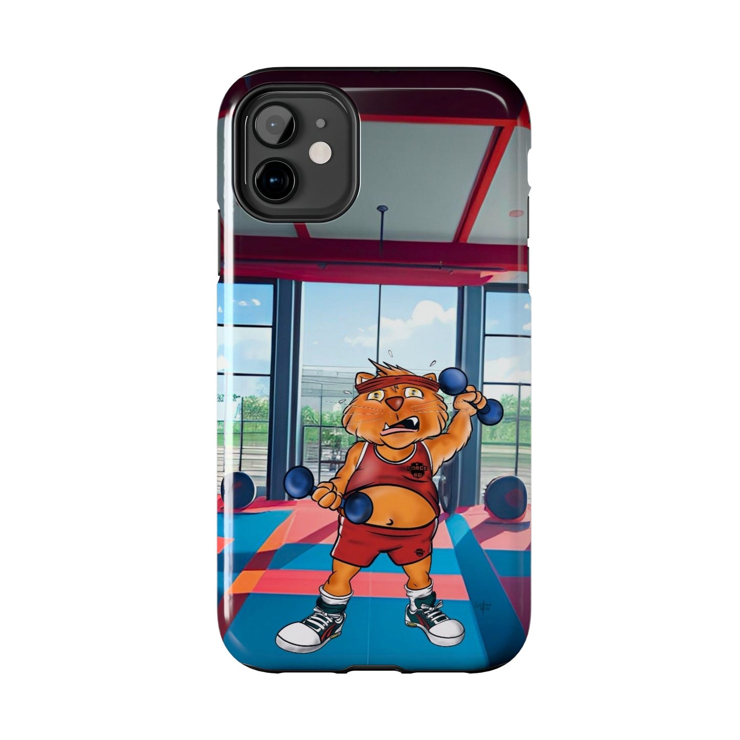 Force66.  Cat gym -IPhone case